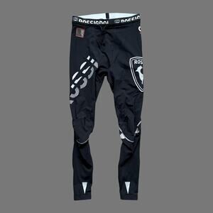 Rossignol Infini Compression Race Tights Men's Black/White Size XL NWT